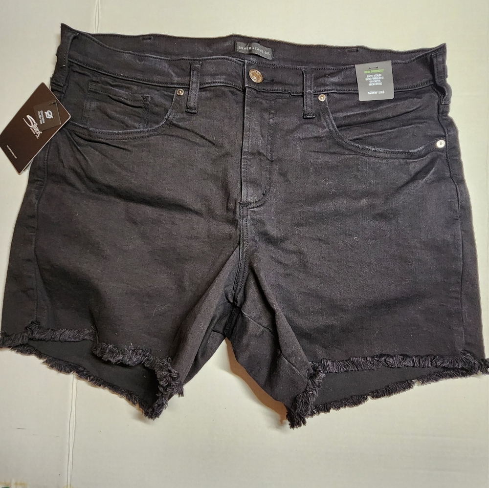 Silver Jean shorts